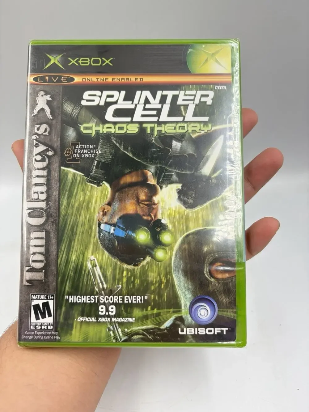 Tom Clancy's Splinter Cell: Chaos Theory Microsoft Xbox Ubisoft 2005 SEALED
